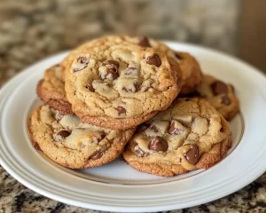 Chocolate Chip Cookies: Brown Butter Toffee Chocolate Chip Cookies in 25 Minutes