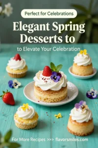 Elegant Spring Desserts to Elevate Your Celebration