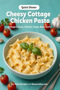 Cheesy Cottage Cheese Chicken Pasta