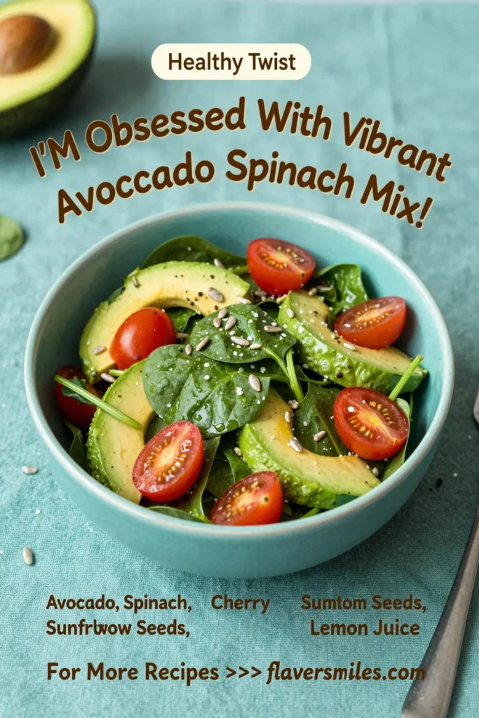I'M Obsessed With This Vibrant Avocado Spinach Mix!