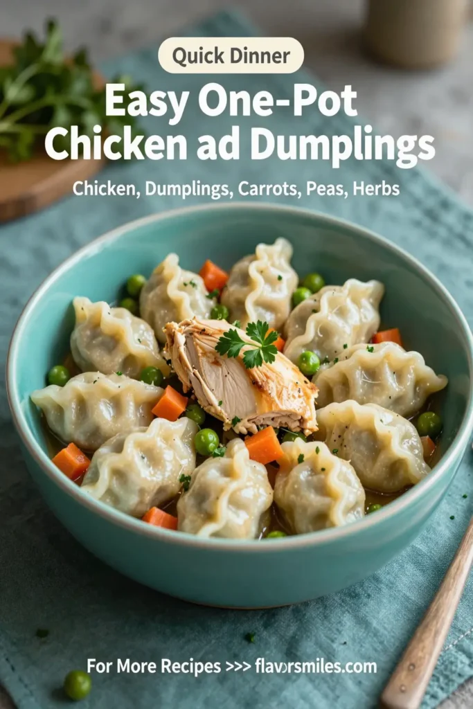 Easy One-Pot Chicken and Dumplings Recipe