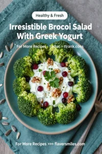 Irresistible Broccoli Salad With Greek Yogurt