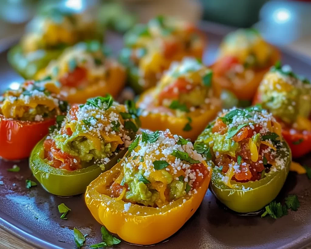 Cinco de Mayo: Guacamole Stuffed Mini Peppers for Cinco de Mayo in 15 Minutes