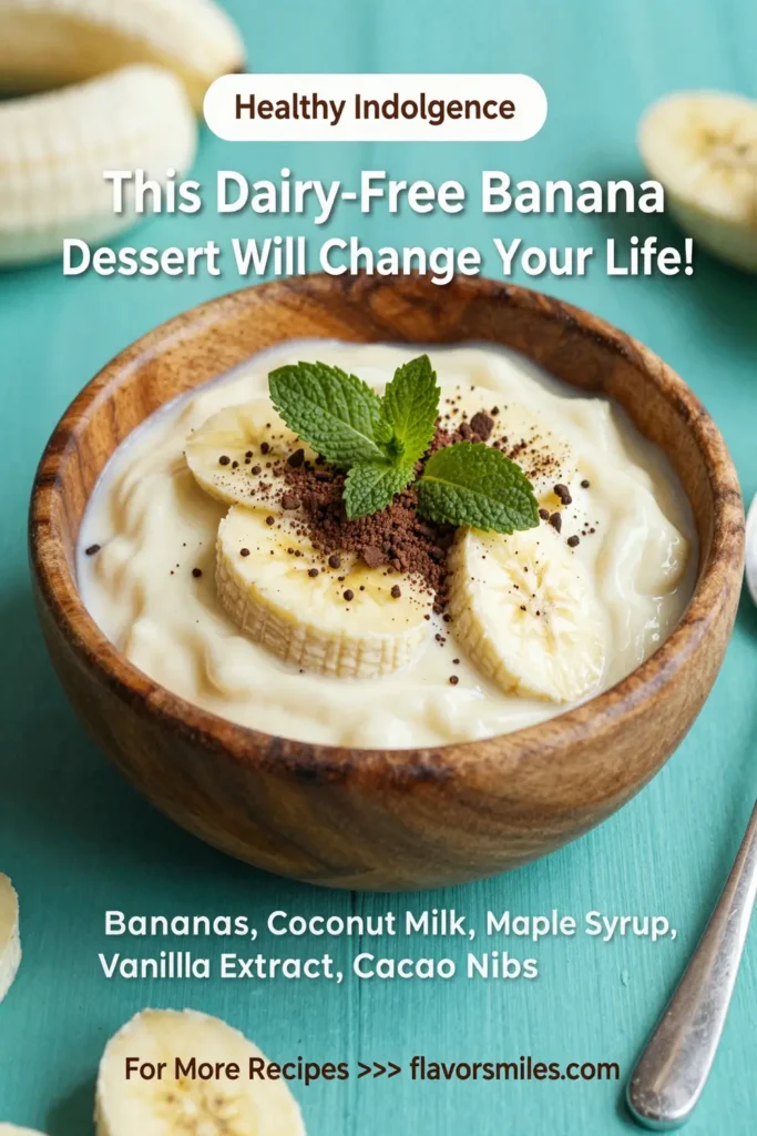 This Dairy-Free Banana Dessert Will Change Your Life!