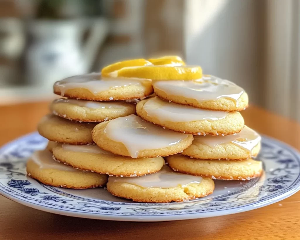 Cookies: Lemon Glazed Soft Sugar Cookies for Spring in 25 Minutes