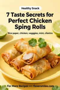 7 Tasty Secrets for Perfect Chicken Spring Rolls Using Rice Paper