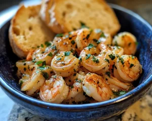 Dinner Ideas: Garlic Butter Tuscan Shrimp With Crusty Bread in 20 Minutes