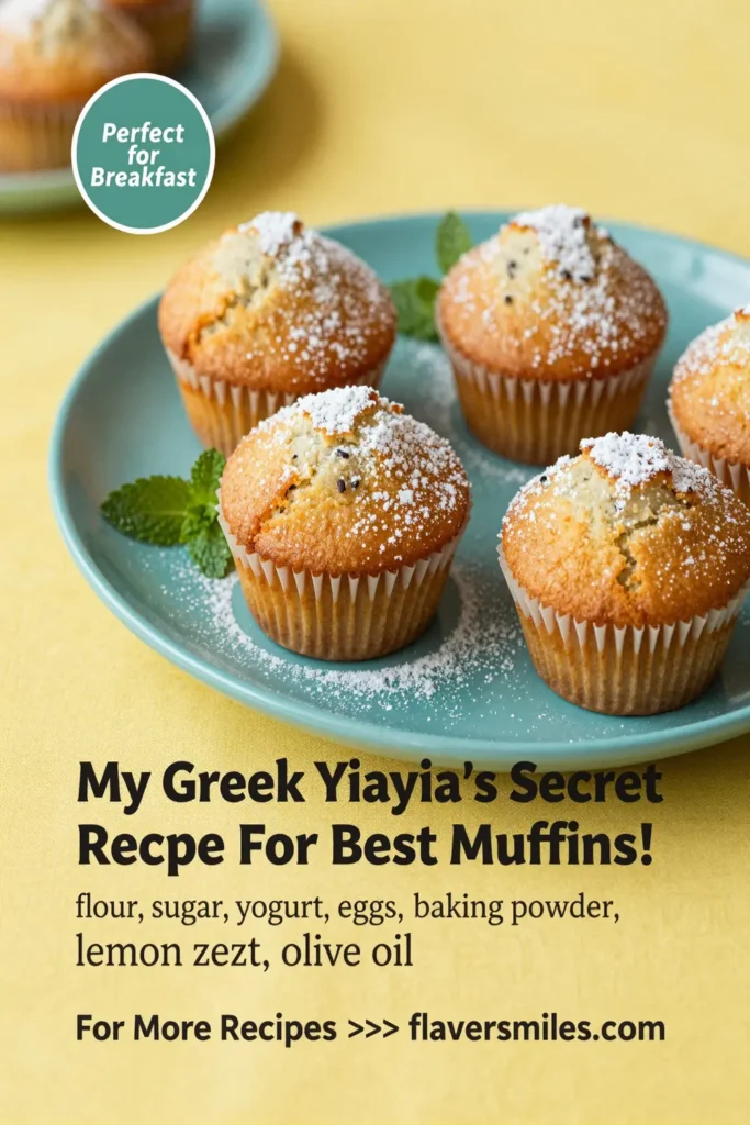 My Greek Yiayia'S Secret Recipe For Best Muffins!