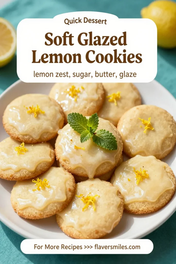 Soft Glazed Lemon Cookies