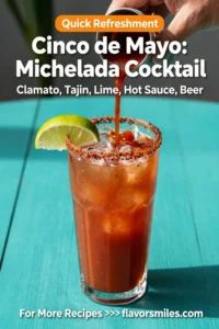 Cinco de Mayo: Michelada Cocktail With Clamato and Tajin for Cinco de Mayo in 10 Minutes