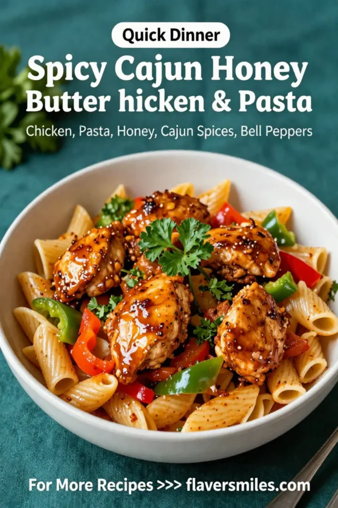 Spicy Cajun Honey Butter Chicken & Pasta
