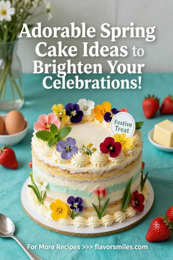 Adorable Spring Cake Ideas to Brighten Your Celebrations
