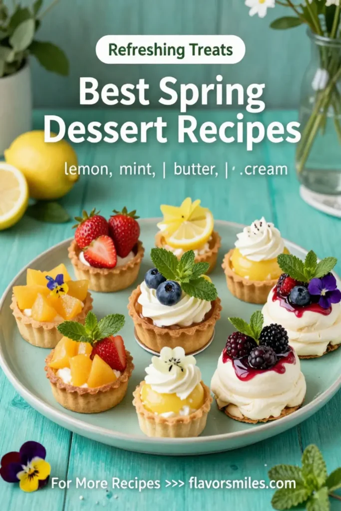Best Spring Dessert Recipes for a Refreshing Delight