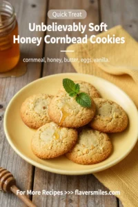 Unbelievably Soft Honey Cornbread Cookies