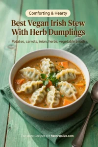 Best Vegan Irish Stew With Herb Dumplings