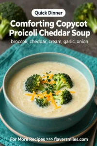 Comforting Copycat Panera Broccoli Cheddar Soup