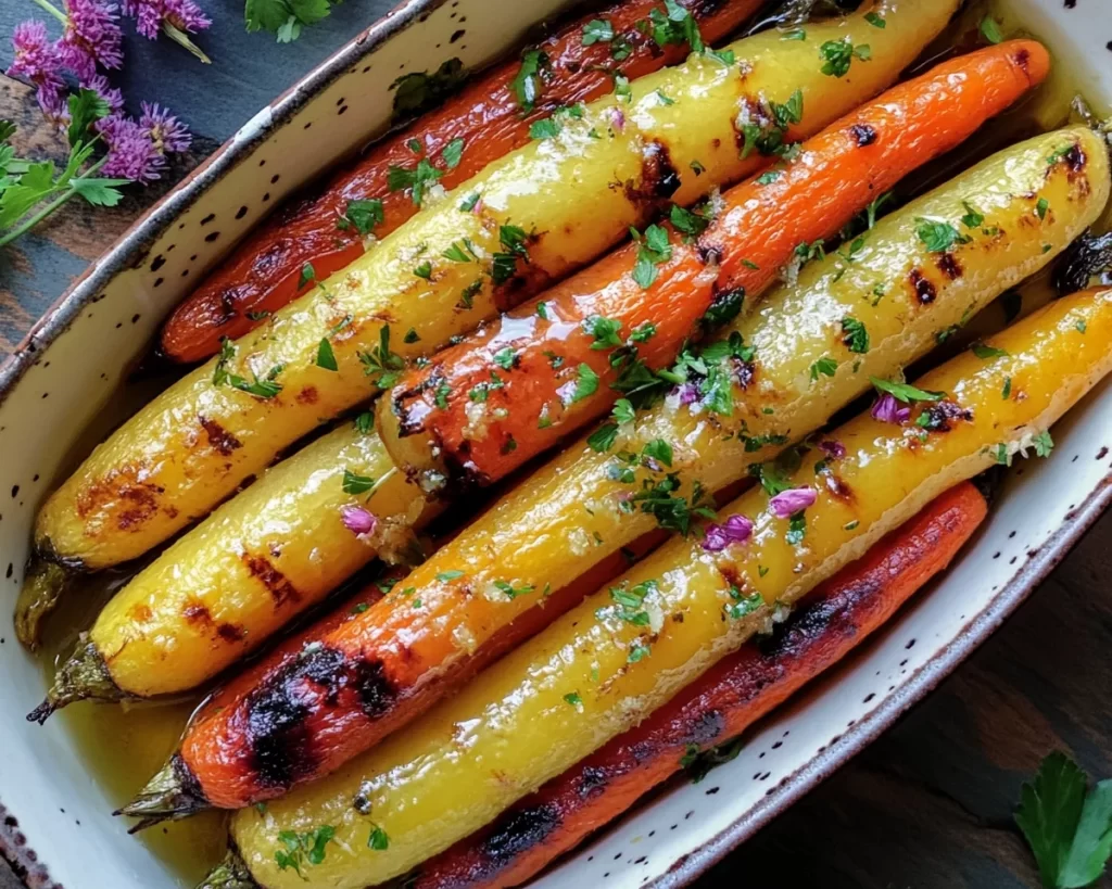 Easter Side Dishes: Honey Glazed Roasted Carrots for Easter Dinner in 25 Minutes
