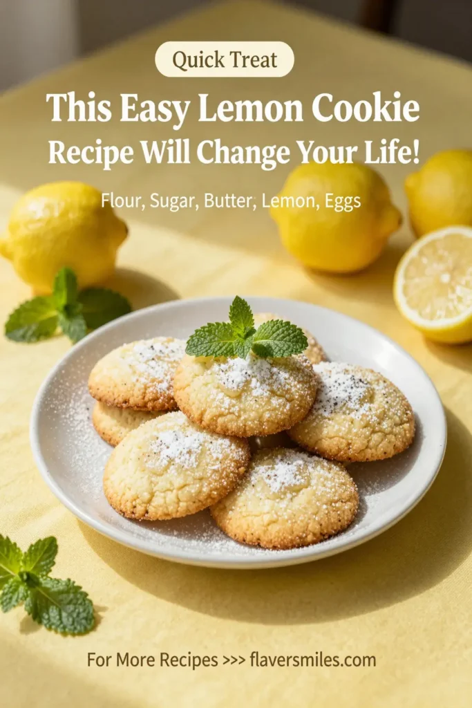 This Easy Lemon Cookie Recipe Will Change Your Life!