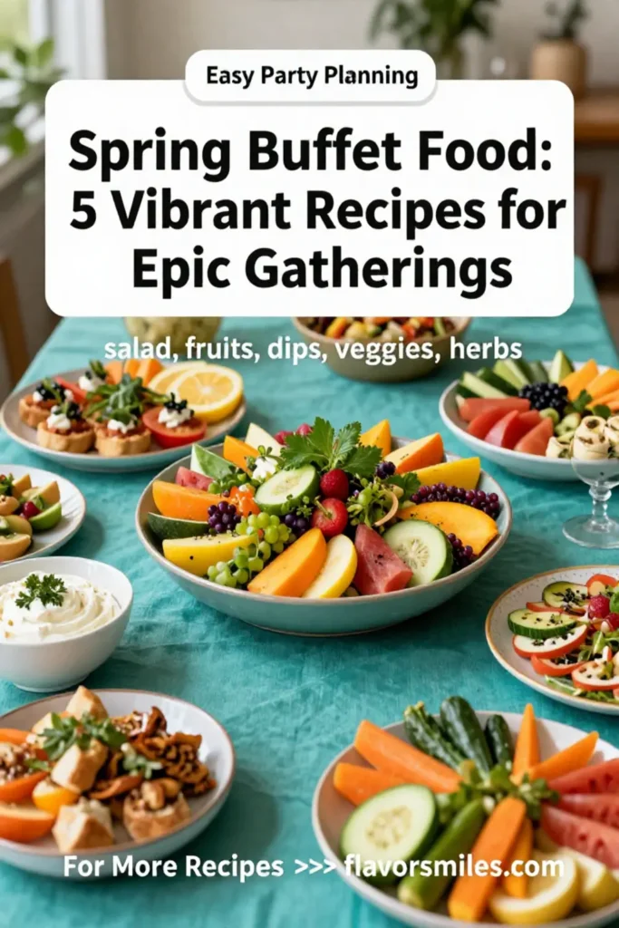Spring Buffet Food: 5 Vibrant Recipes for Epic Gatherings