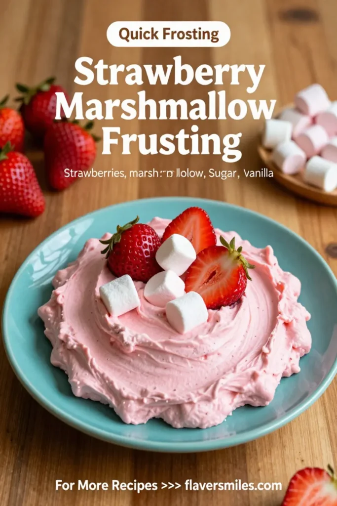 Strawberry Marshmallow Frosting