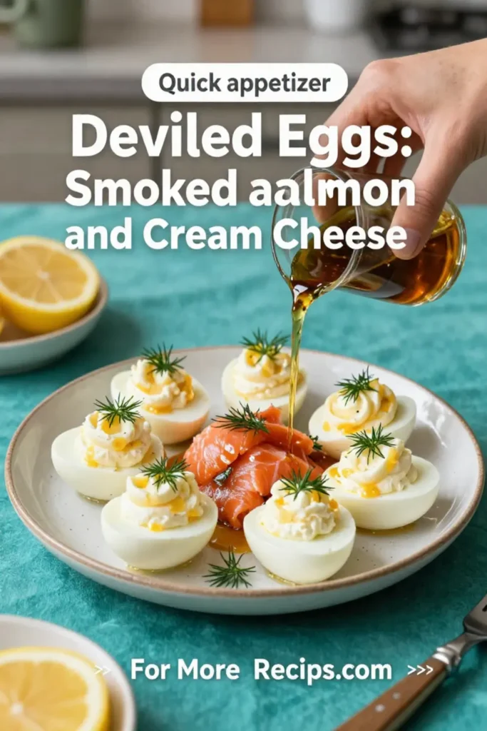 Deviled Eggs: Smoked Salmon and Cream Cheese Deviled Eggs in 20 Minutes