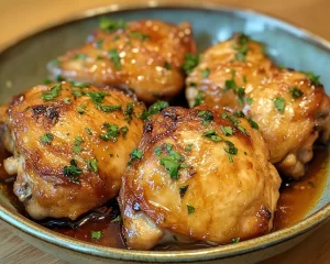 Chicken Thigh Recipes: Slow Cooker Honey Garlic Chicken Thighs in 10 Minutes Prep