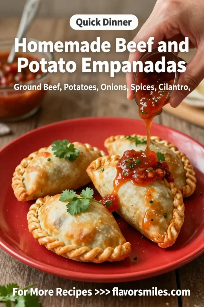 Ground Beef Recipes: Homemade Beef and Potato Empanadas in 35 Minutes