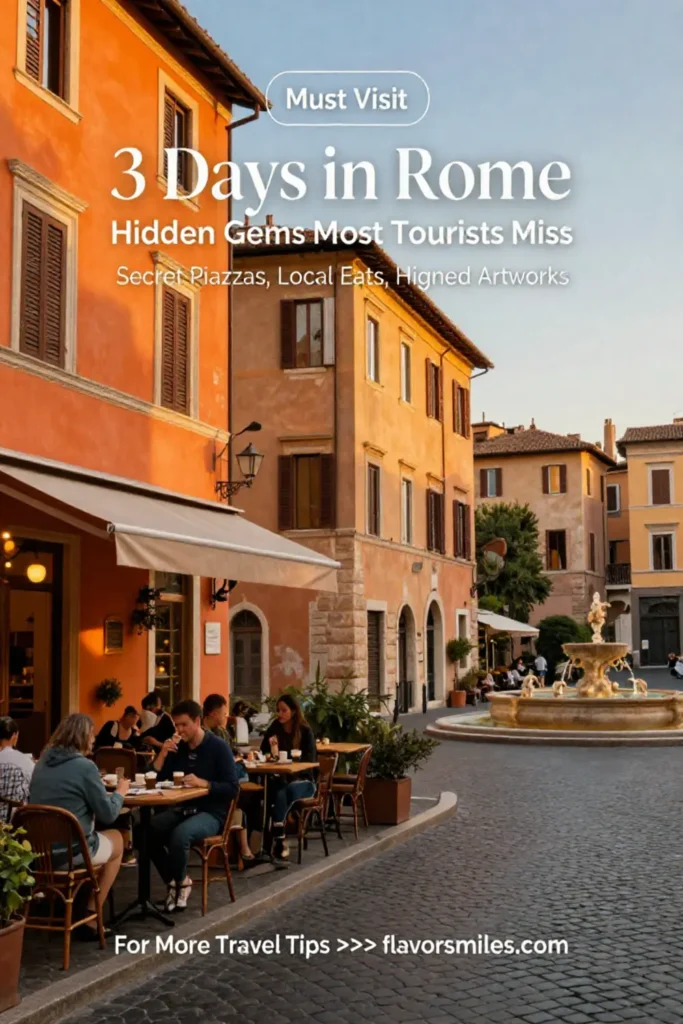 3 Days in Rome 🇮🇹 Hidden Gems Most Tourists Miss