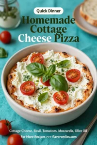 Homemade Cottage Cheese Pizza Bowl