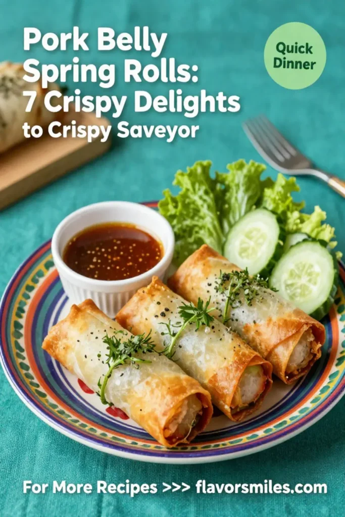 Pork Belly Spring Rolls: 7 Crispy Delights to Savor