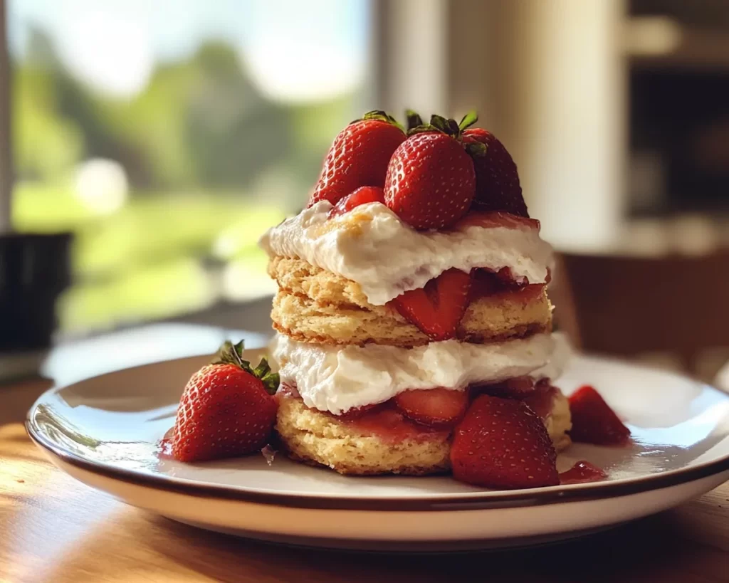 Strawberry Shortcake: Gluten Free Strawberry Shortcake With Almond Flour Biscuits in 30 Minutes