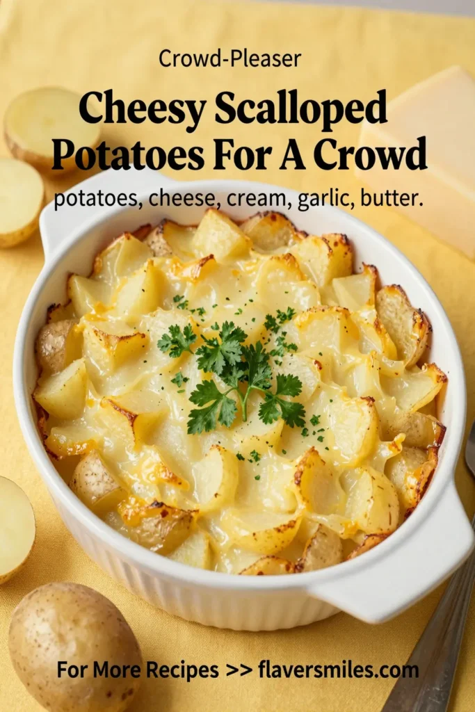 Cheesy Scalloped Potatoes For A Crowd
