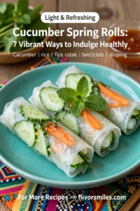 Cucumber Spring Rolls: 7 Vibrant Ways to Indulge Healthily