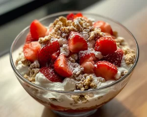 Strawberry Shortcake: Strawberry Shortcake Overnight Oats With Vanilla in 5 Minutes