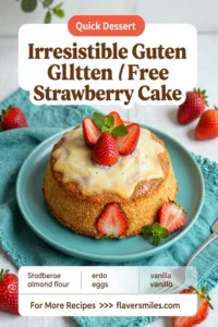 Irresistible Gluten Free Strawberry Cake