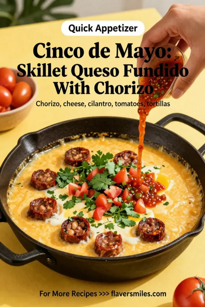 Cinco de Mayo: Skillet Queso Fundido With Chorizo for Cinco de Mayo in 15 Minutes