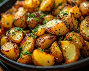 Easter Side Dishes: Garlic Parmesan Roasted Baby Potatoes for Easter in 25 Minutes