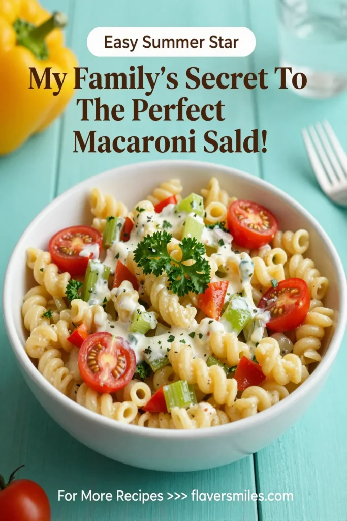 My Family'S Secret To The Perfect Macaroni Salad!