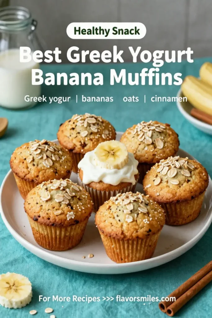 Best Greek Yogurt Banana Muffins