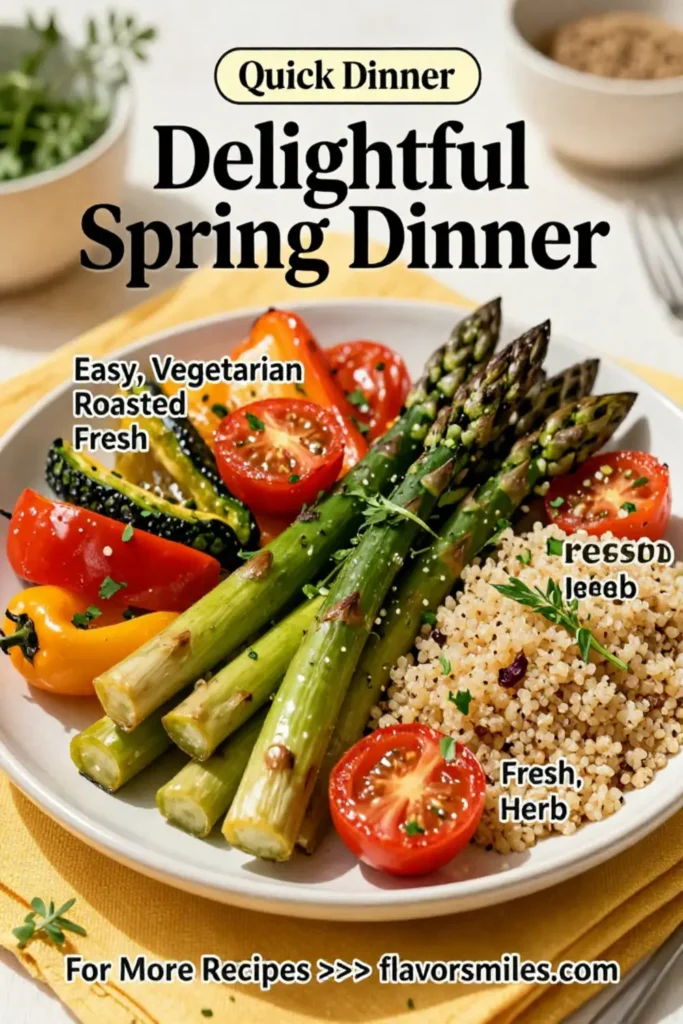 Delightful Spring Dinner Ideas: Easy Vegetarian Recipes