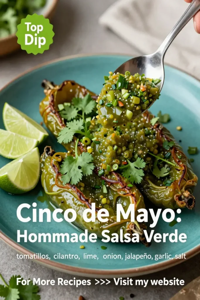 Cinco de Mayo: Homemade Salsa Verde With Roasted Tomatillos in 15 Minutes