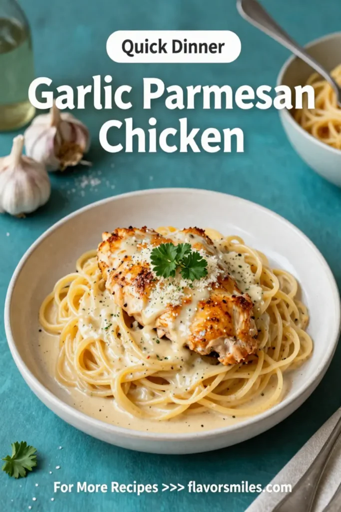 Garlic Parmesan Chicken Spaghetti in Spicy Cajun Cream Sauce