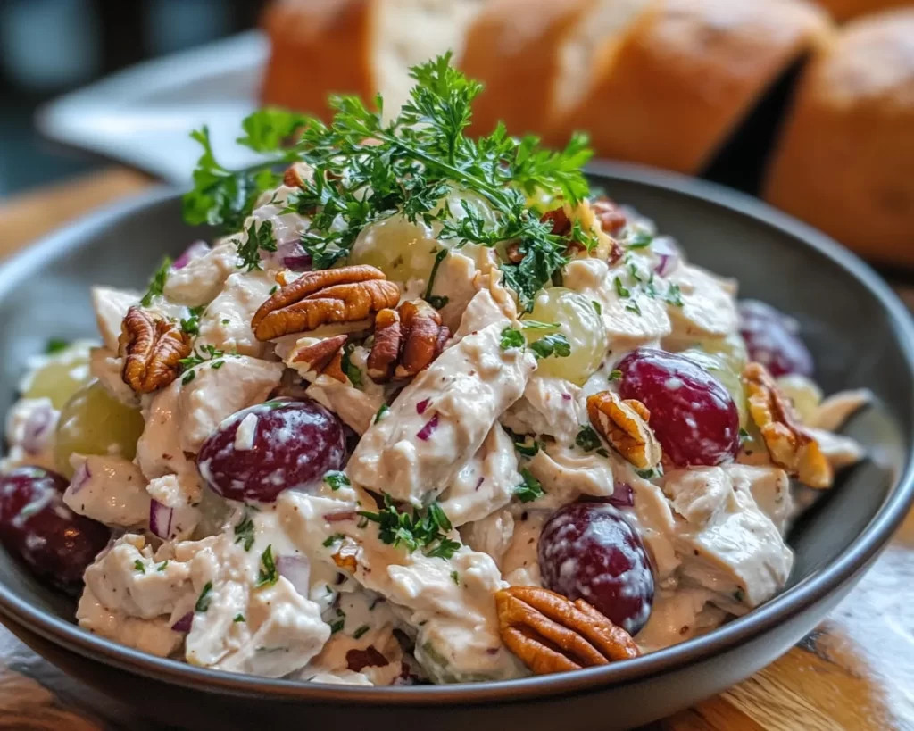 Chicken Salad Recipe: Grape and Pecan Chicken Salad With Greek Yogurt in 10 Minutes