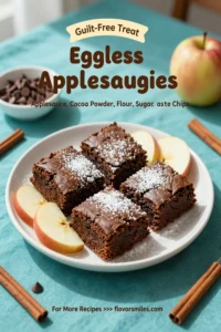 Eggless Applesauce Brownies