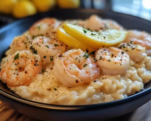 Dinner Ideas: Creamy Lemon Shrimp Risotto for Date Night in 30 Minutes