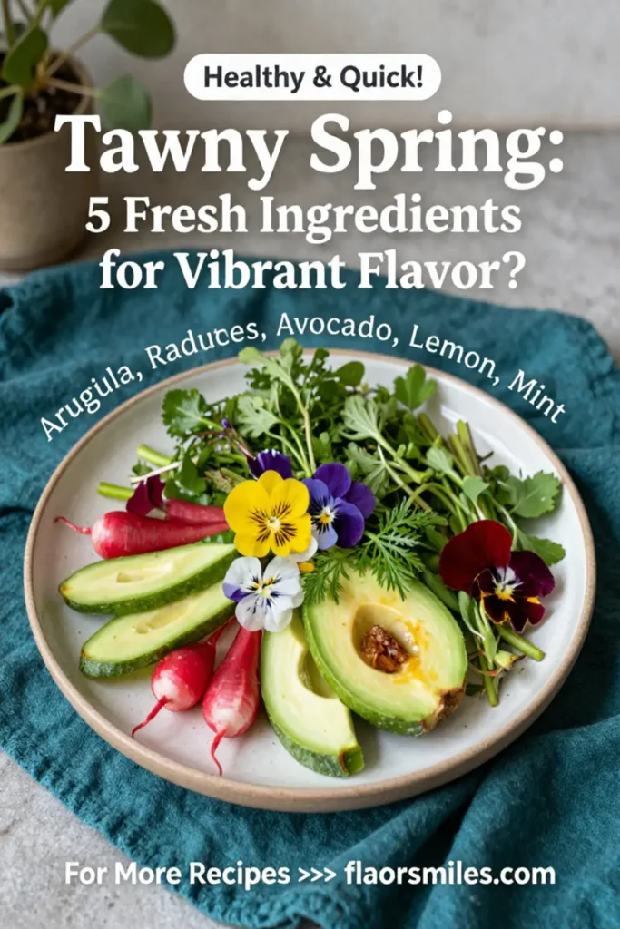 Tawny Spring: 5 Fresh Ingredients for Vibrant Flavor