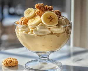 Banana Pudding: Viral Banana Pudding With Chessman Cookies in 20 Minutes