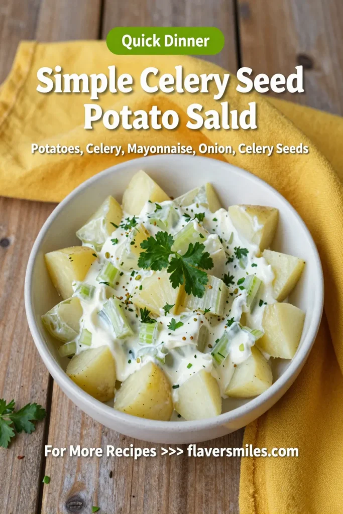 Simple Celery Seed Potato Salad