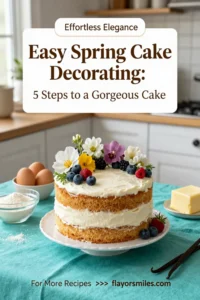 Easy Spring Cake Decorating: 5 Steps to a Gorgeous Cake