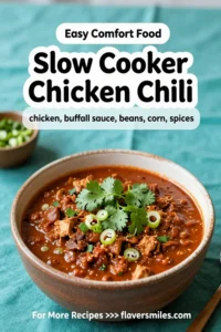 Slow Cooker Buffalo Chicken Chili